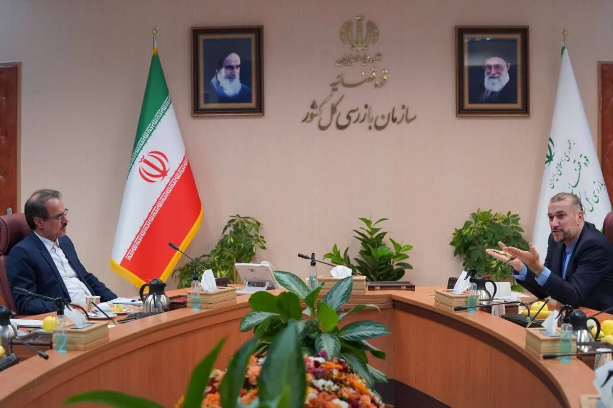 دیدار امیرعبداللهیان با رئیس سازمان بازرسی کل کشور