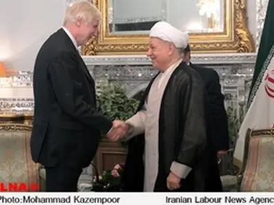 دیدار آیت‌الله هاشمی رفسنجانی با وزیر امورخارجه فنلاند