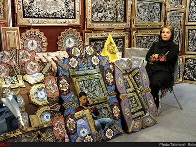 عرضه‌ی تازه‌ترین آثار صنایع دستی در نمایشگاه ملی 