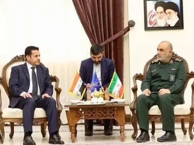 مشاور امنیت ملی عراق با سردار سلامی دیدار کرد