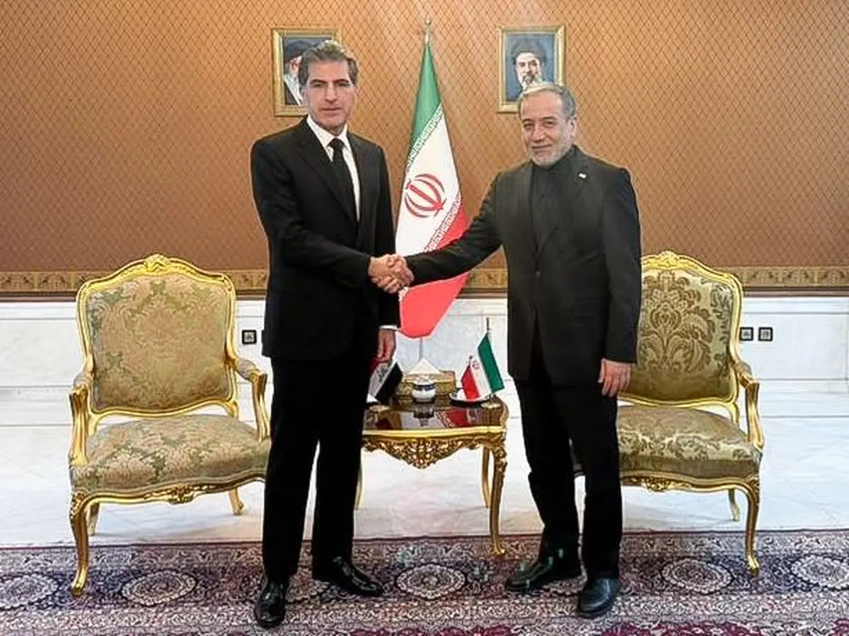 دیدار نیچروان بارزانی با عراقچی