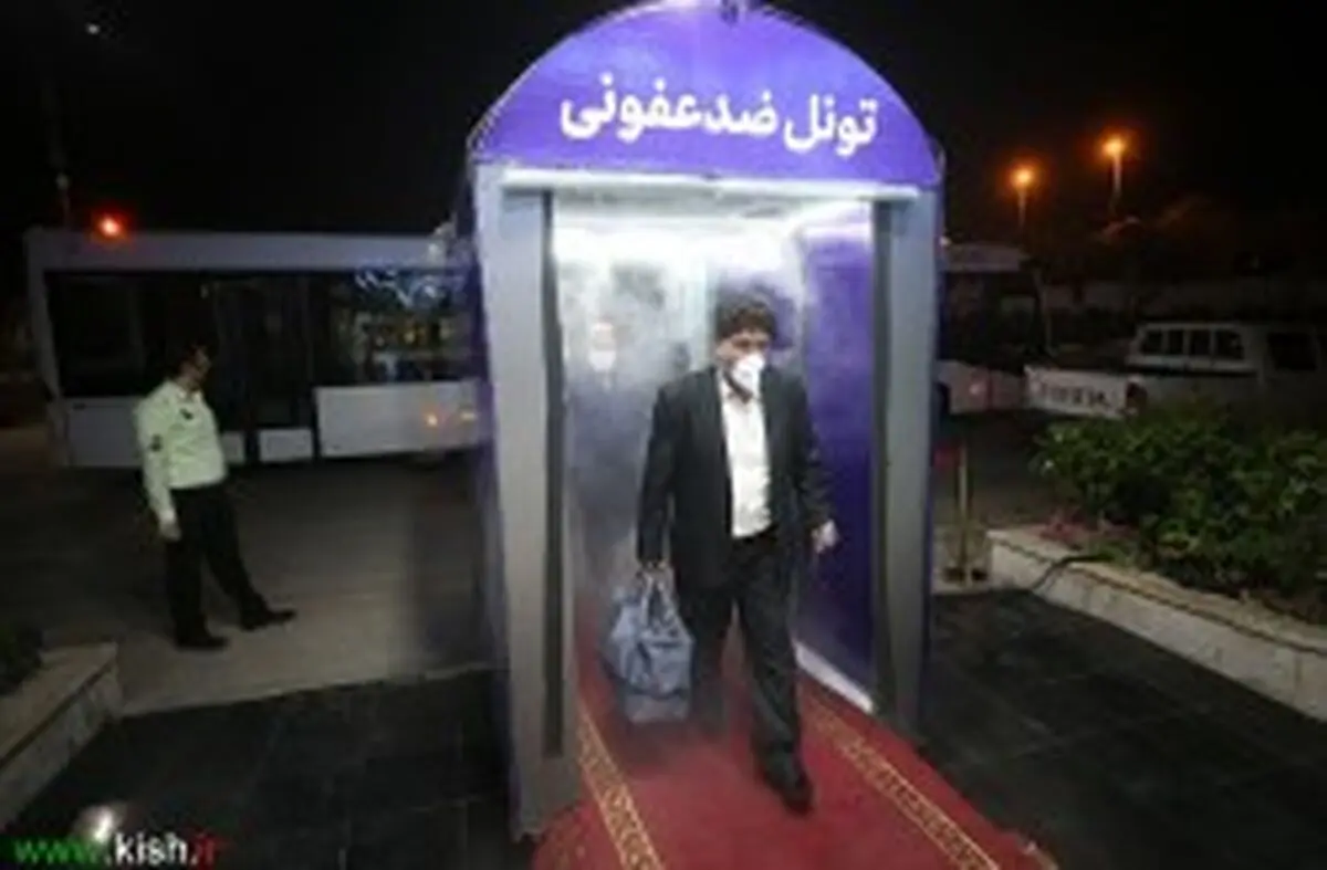 نصب شش دستگاه تونل ضد عفونی کننده در نقاط مختلف جزیره کیش