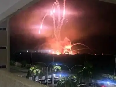 انفجارهای پی‌درپی در ونزوئلا پس از حمله آمریکا؛ انبار مهمات هدف قرار گرفت + فیلم
