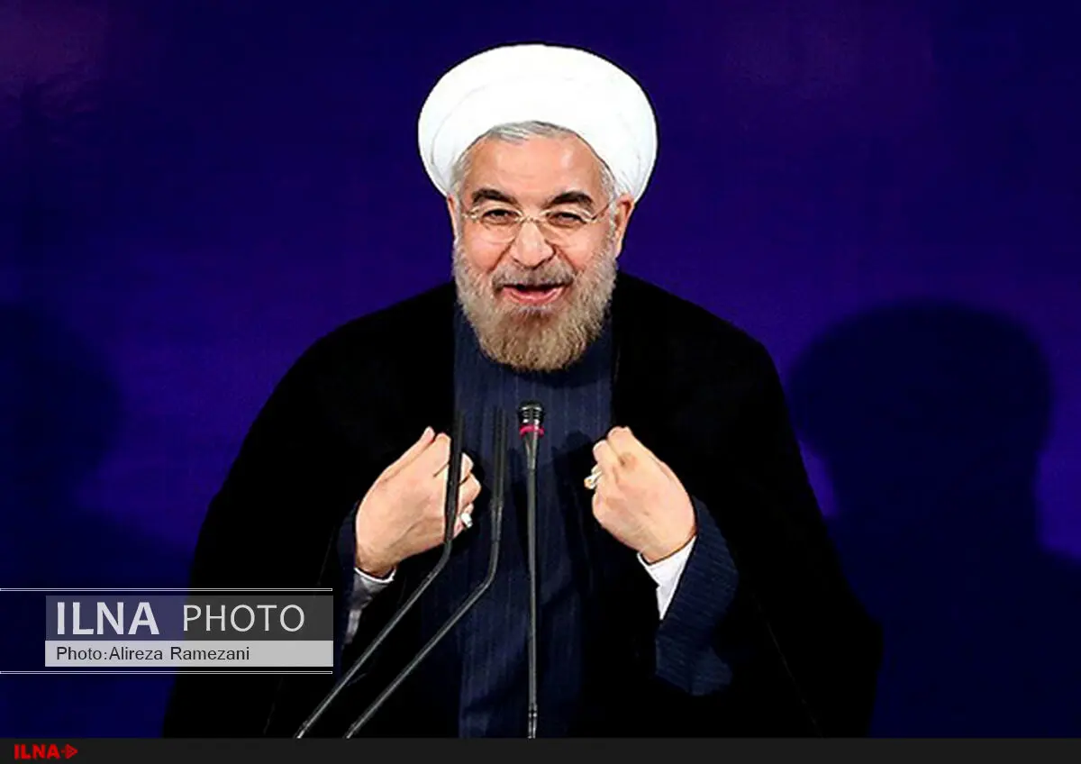 توییت روحانی پس از سخنرانی در جمع مردم یاسوج +عکس
