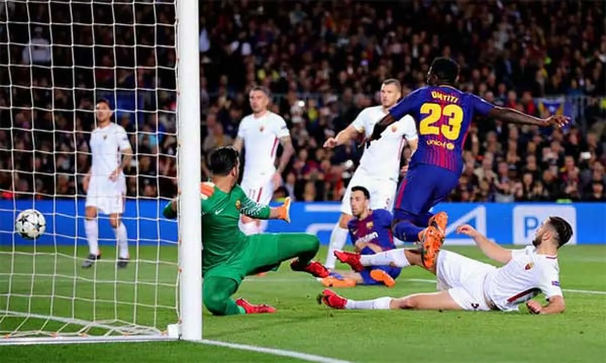 بارسلونا 4 - 1 رم ؛ قتل عام گرگ ها در نیوکمپ