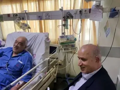 رضا غیاثی به‌دلیل مشکل قلبی در بیمارستان بستری شد