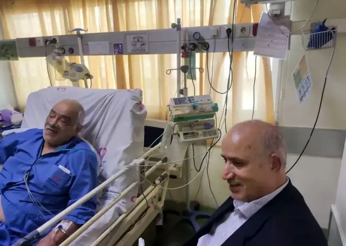 رضا غیاثی به‌دلیل مشکل قلبی در بیمارستان بستری شد