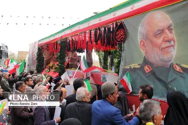 تشییع سرلشکر شهید مجید خادمی - شیراز 