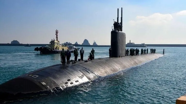 یک زیردریایی آمریکایی وارد کره جنوبی شد