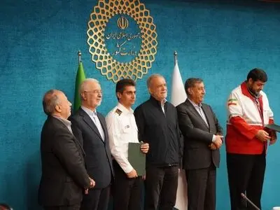 تقدیر رئیس‌جمهور از رئیس آتش‌نشانی شیراز