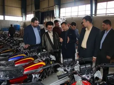بزرگترین سایت مونتاژ و تولید موتورسیکلت در شیراز افتتاح شد
