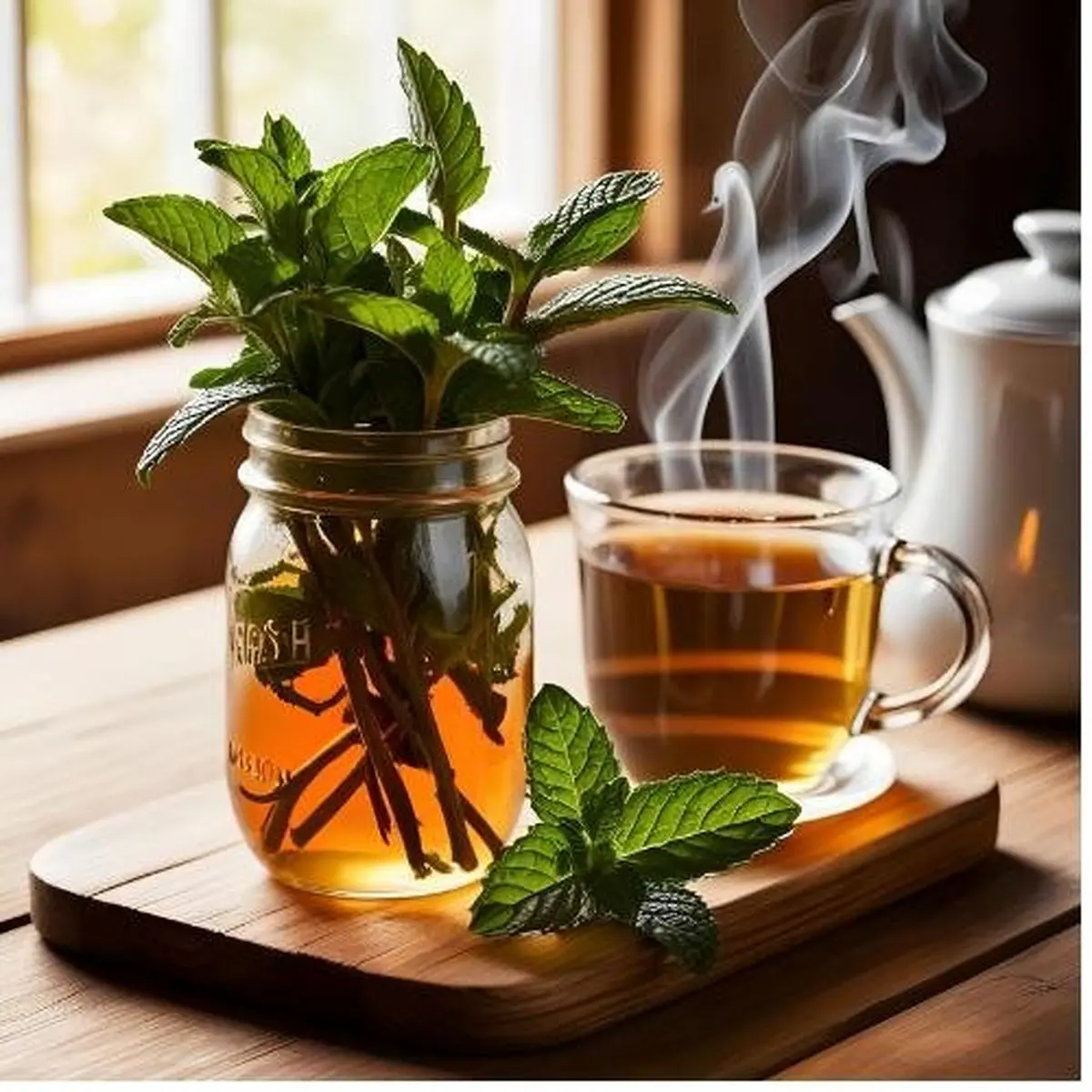 نوشیدنی معجزه‌آسایی که از معده تا مغز را آرام می‌کند + روش تهیه چای نعناع فلفلی