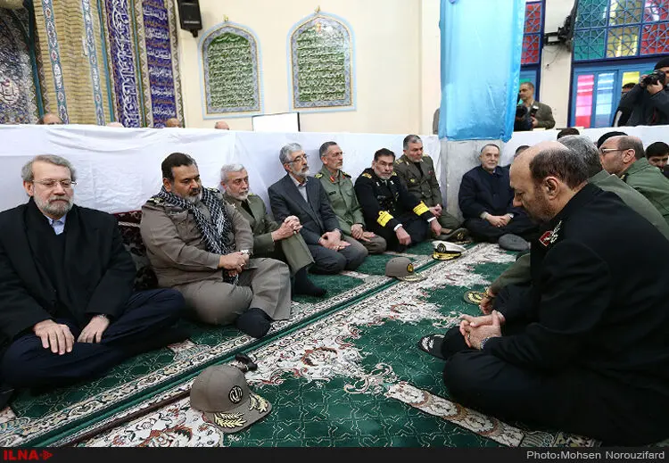 مراسم تشییع پیکر سر لشکر سلیمی برگزار شد + تصاویر