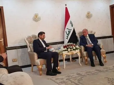سخنگوی وزارت امور خارجه با وزیر خارجه عراق دیدار کرد