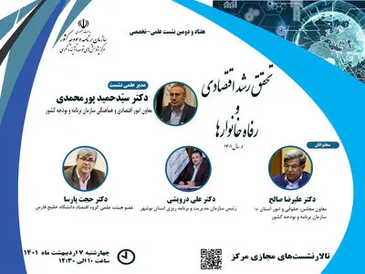 بررسی میزان تحقق رشد اقتصادی و رفاه خانوارها در سال ۱۴۰۱