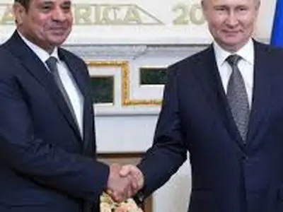 مشارکت پوتین و السیسی در مراسم نصب رآکتور هسته‌ای مصر