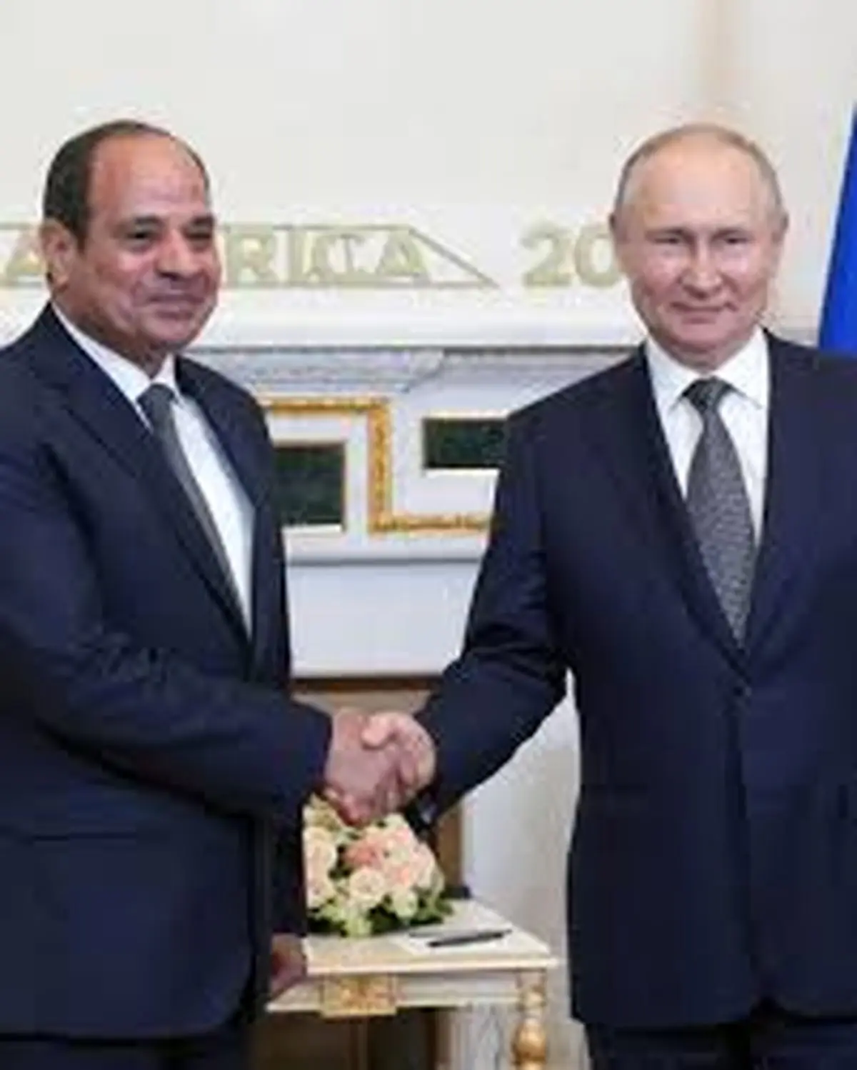 مشارکت پوتین و السیسی در مراسم نصب رآکتور هسته‌ای مصر