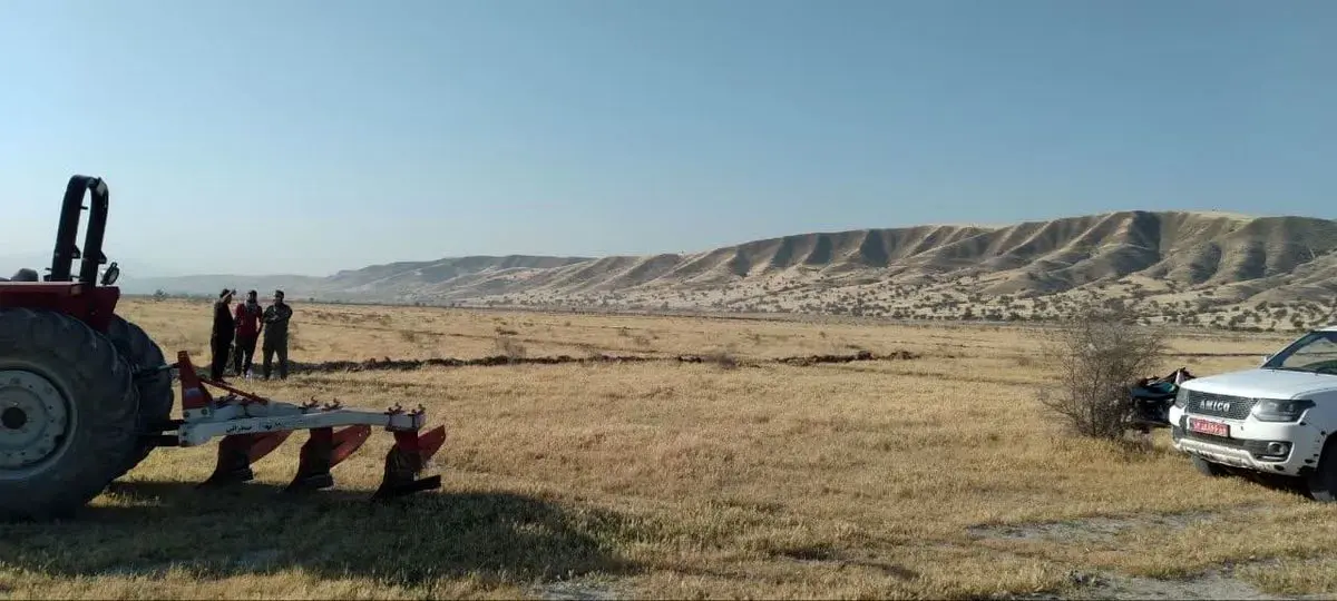 احداث آتشبُر در محل دریاچه پریشان