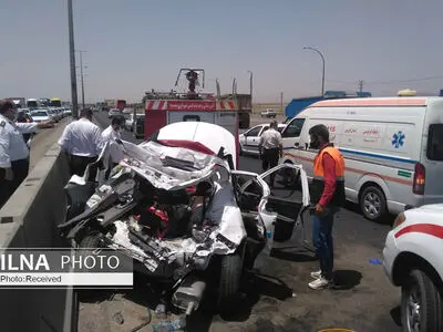 مصدومان تصادفات جاده‌ای در قزوین 66 درصد افزایش یافت