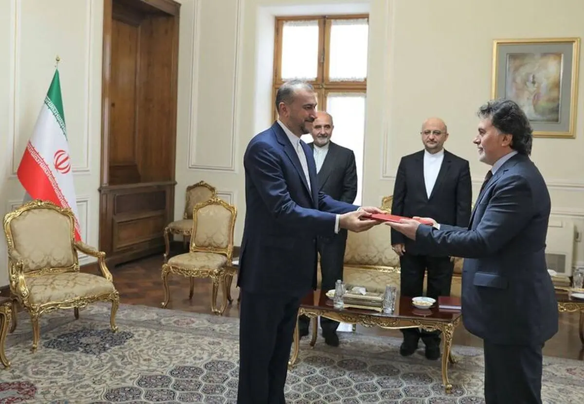 سفیر جدید ترکیه رونوشت استوارنامه خود را تسلیم امیرعبداللهیان کرد