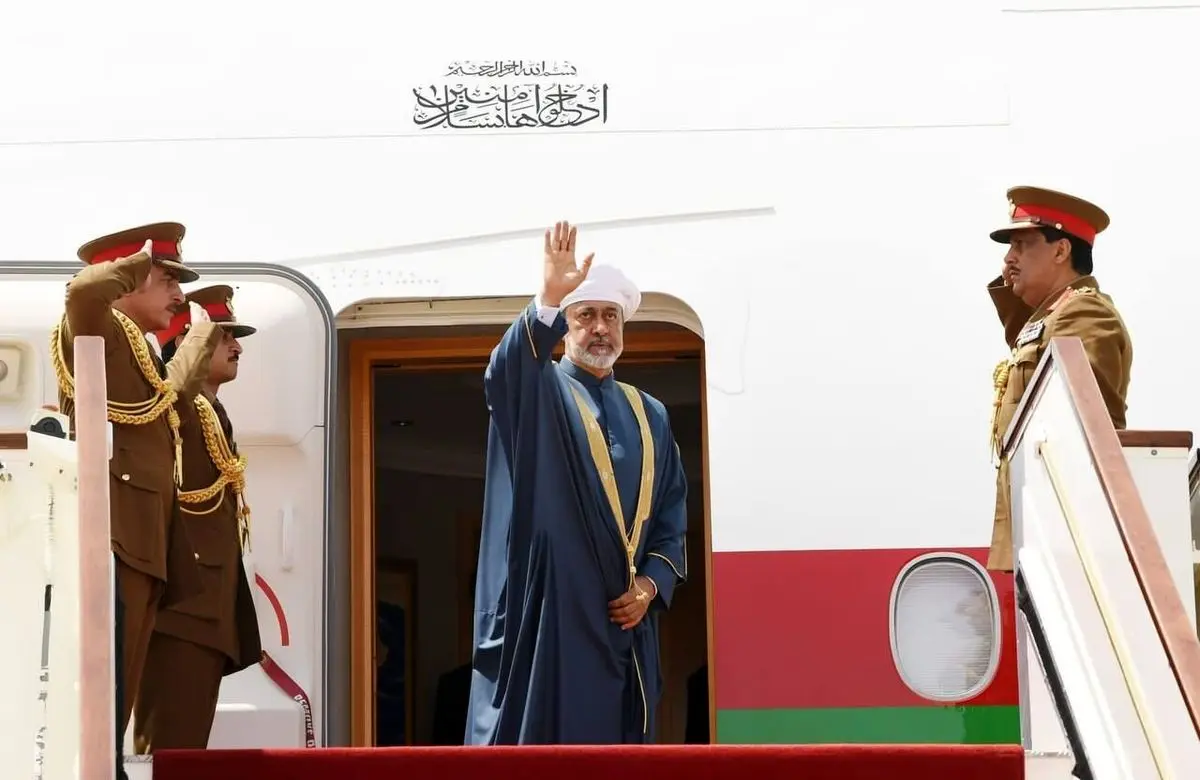 Oman’s Sultan arrives in Iran for two-day state visit