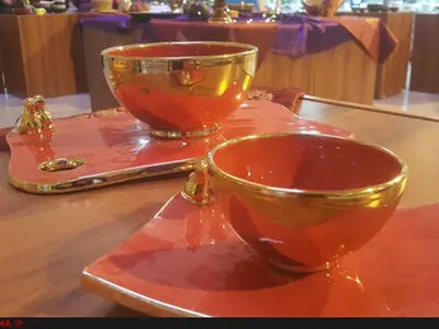 نمایشگاه ظروف کاربردی و تزیینی شب یلدا در سازمان میراث‌فرهنگی