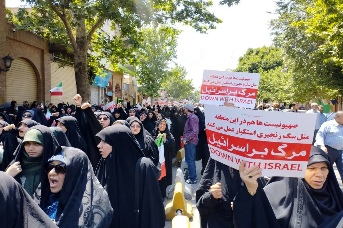 راهپیمایی ضد صهیونیستی مردم قزوین برگزار شد