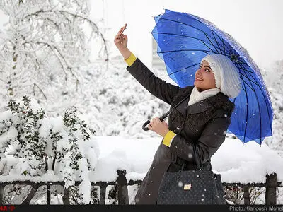 صبح برفی تهران-2