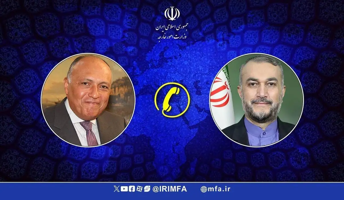 Iranian, Egyptian FMs discuss Gaza war