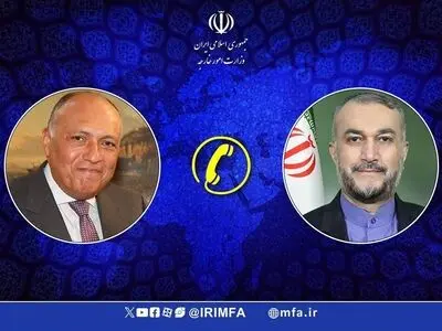 Iranian, Egyptian FMs discuss Gaza war