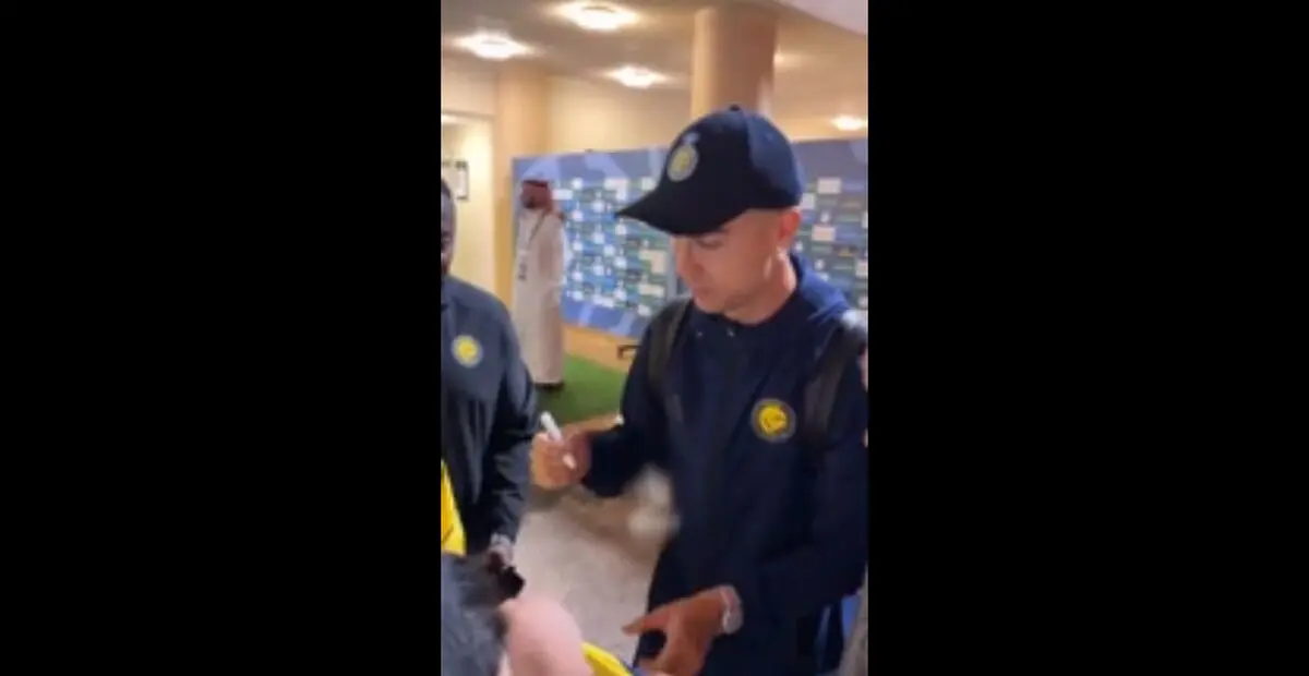 ویدئو: رونالدو برای هواداران النصر سنگ تمام می‌گذارد