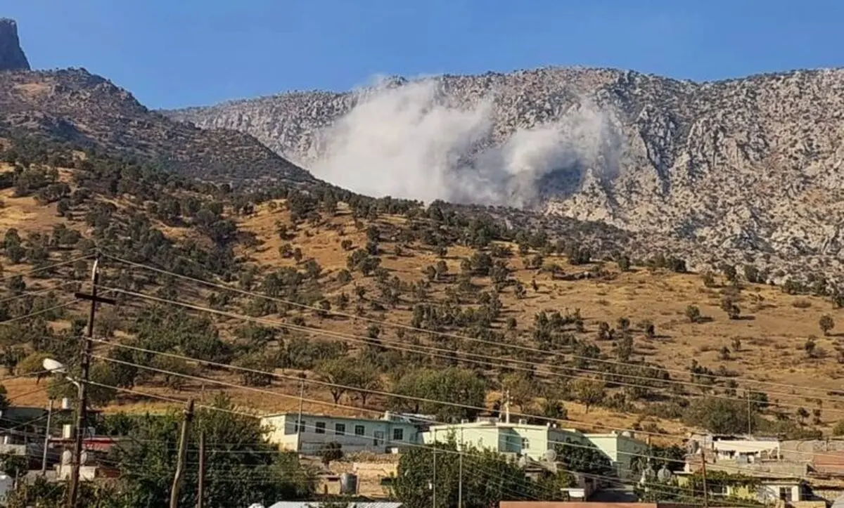 حملات گسترده ترکیه به شمال دهوک
