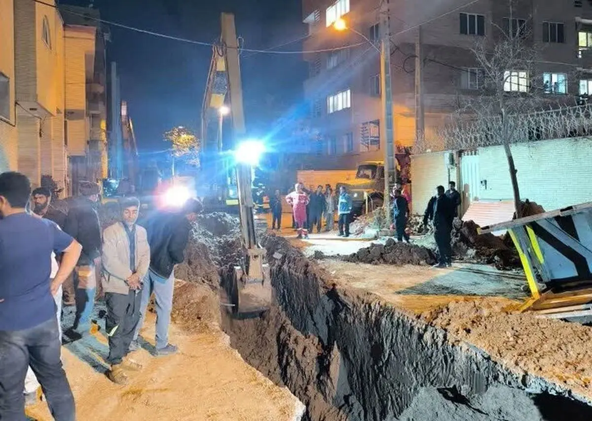 حادثه برای کارگر پروژه انتقال فاضلاب در کرمان/ مرگ زیر تلی از خاک