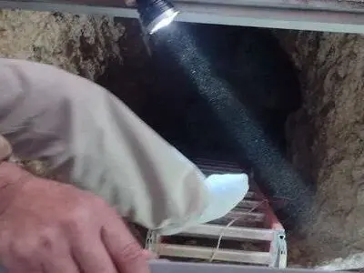 دستگیری حفار غیر مجاز از اتاق منزل