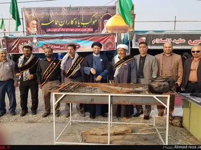 گزارش تصویری بازدید مدیرکل امور مجلس وزارت ارشاد از مواکب مرز شلمچه