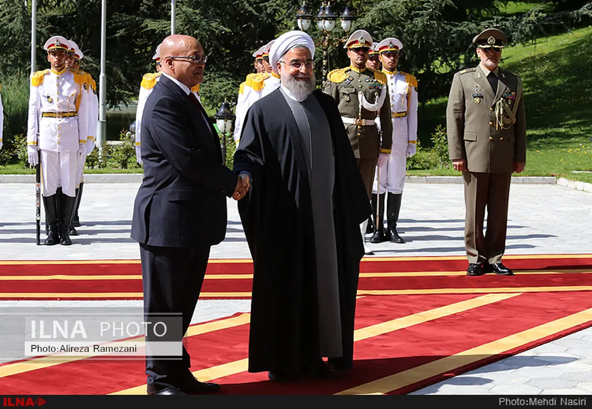 مراسم استقبال رسمی از رئیسجمهور آفریقای جنوبی انجام شد