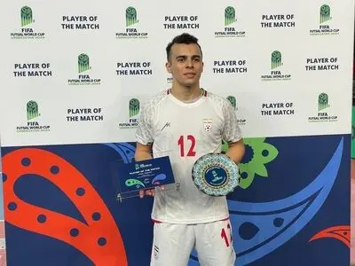 سالار آقاپور بهترین بازیکن دیدار ایران - ونزوئلا شد