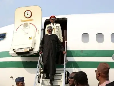 بازگشت محمدو بوهاری به نیجریه پس از سه ماه