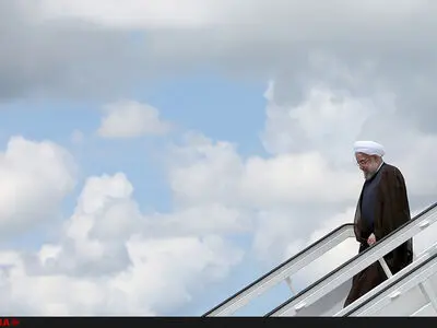 روحانی وارد زوریخ شد