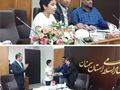 نوجوان 10 ساله شهمیرزادی در نشست شورای فرهنگ‌عمومی استان سمنان شرکت کرد