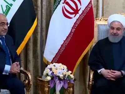روحانی وعبد المهدی یؤکدان على ضرورة تعزیز علاقات بلادهما الثنائیة