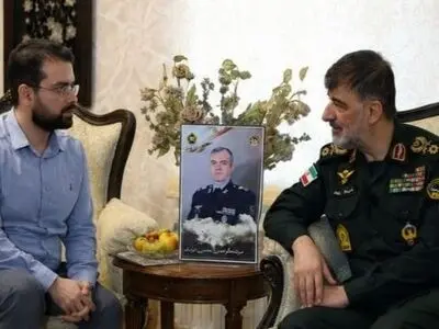سردار رادان با خانواده شهیدان موسوی و دره‌باغی دیدار کرد