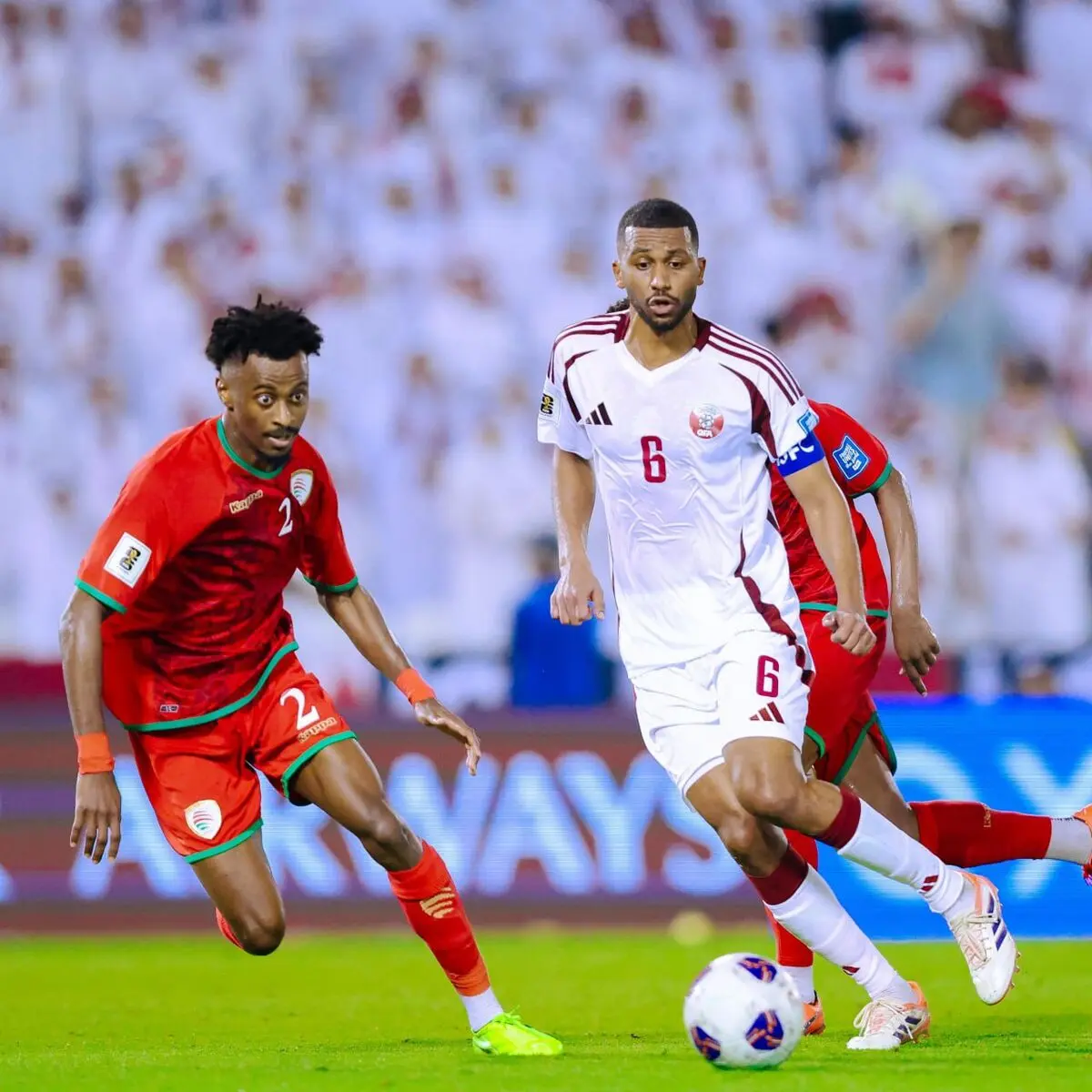 تساوی بدون گل عمان و قطر در انتخابی جام جهانی 2026