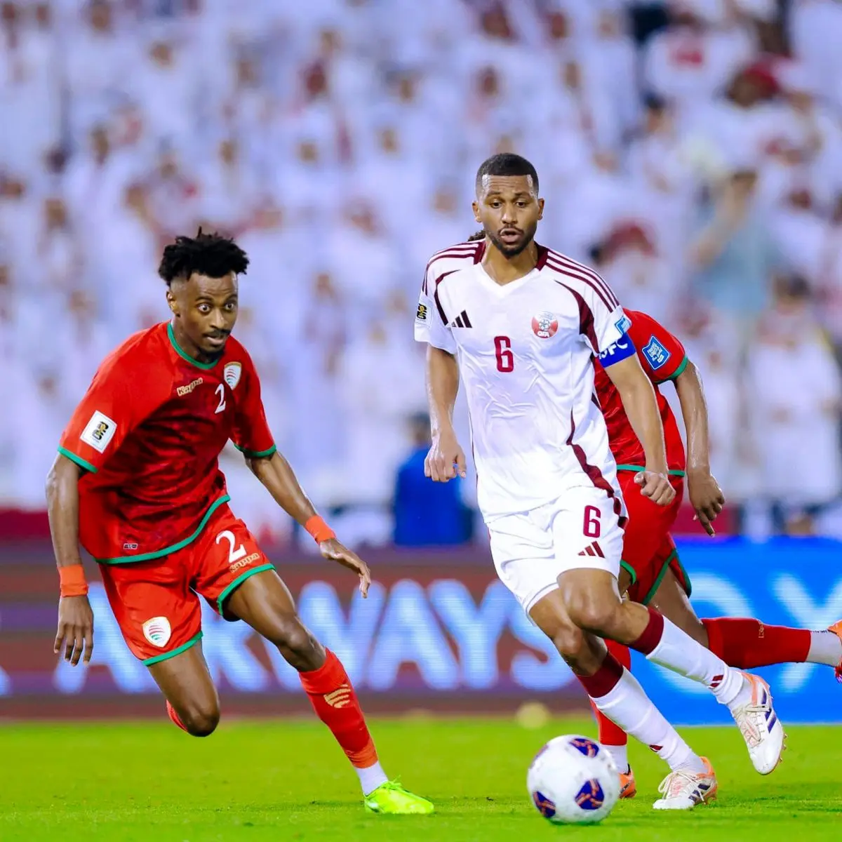 تساوی بدون گل عمان و قطر در انتخابی جام جهانی 2026
