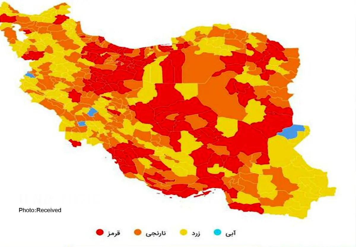 شهرستان‌های قرمز قزوین افزایش یافت