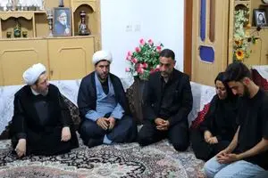 دیدار رئیس اداره عقیدتی سیاسی نیروی هوایی ارتش با خانواده شهید بالیده