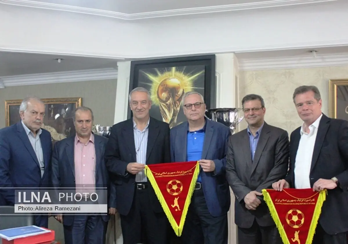 دیدار کفاشیان با رئیس هیات‌مدیره باشگاه هرتابرلین 