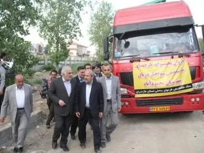 کاروان تجهیزاتی ساماندهی سواحل عازم شهرهای ساحلی مازندران شد