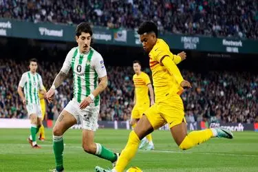 ویدیو: گل دوم رئال بتیس به بارسلونا توسط دیگو یورنته