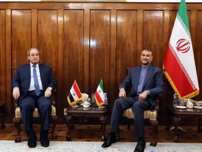 وزیر الخارجیة السوري الیوم في طهران